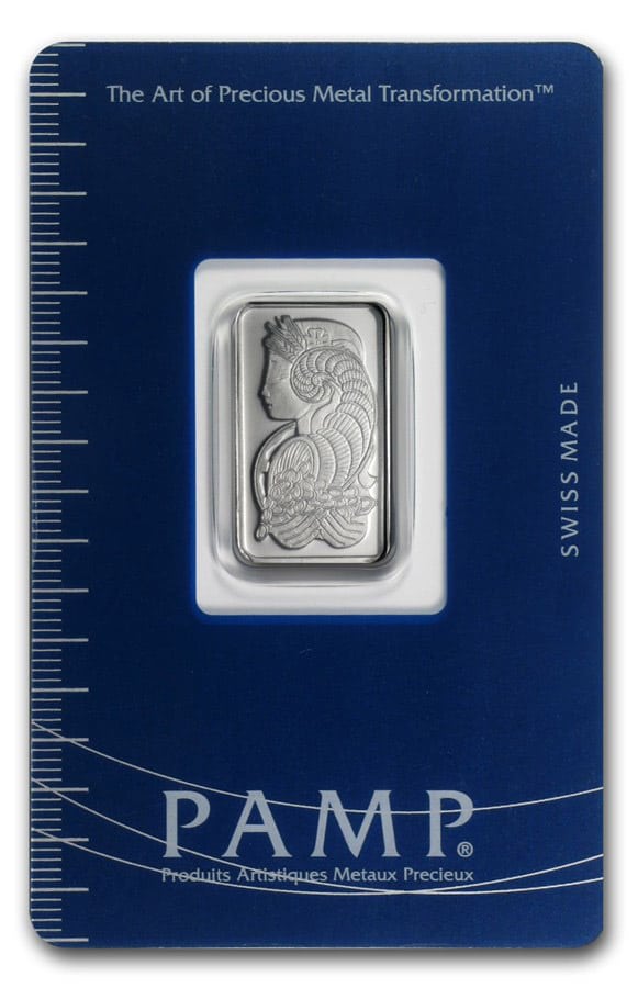 5 gram platinum bar pamp