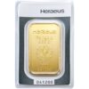 50 grams investment gold bar 9999 heraeus front 2