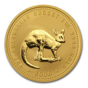 Australian nugget 2006 1 oz gold reverse