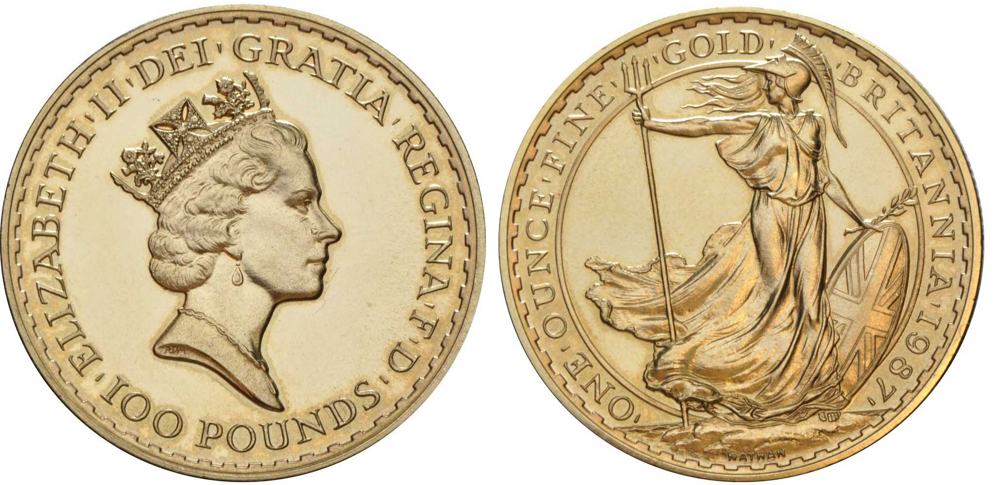 BRITANNIA 1 OZ. GOLD 1987 – 2012