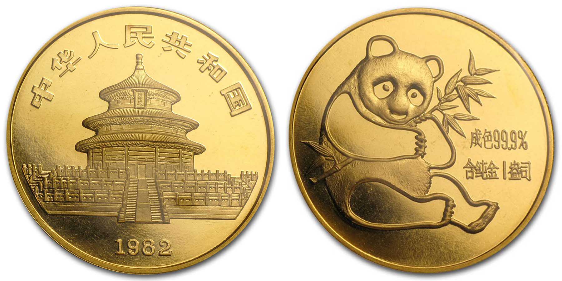 CHINESE PANDA 1 OZ. / 30 GR GOLD