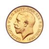 Gold sovereign George V mixed dates obverse size