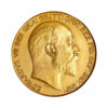 Gold sovereigh Eduard VII mix dates obverse size
