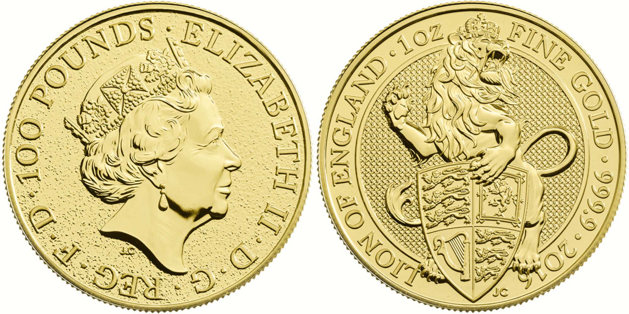 QUEEN’S BEASTS – LION OF ENGLAND – 1oz – GOLD