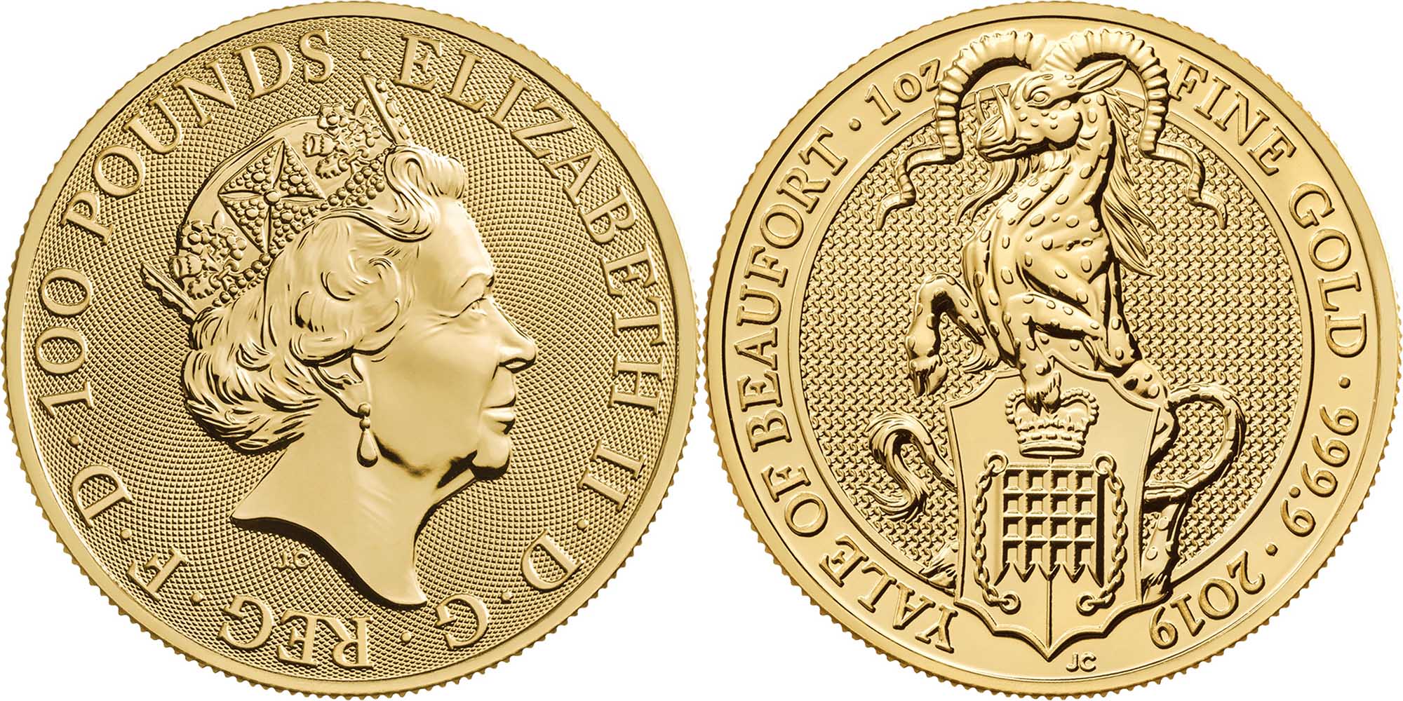 QUEEN’S BEASTS – YALE OF BEAUFORT – 1oz – GOLD