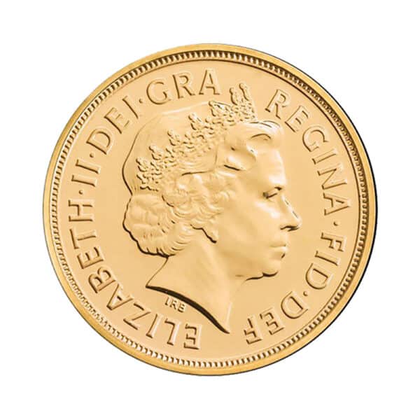 gold sovereign 2013 obverse size