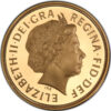 gold sovereign 5 pounds 2003 obverse