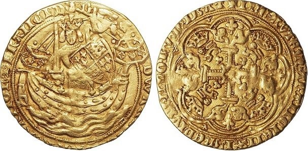 Χρυσά νομίσματα 2 μέρος Οι βασιλείς της Αγγλίας 4